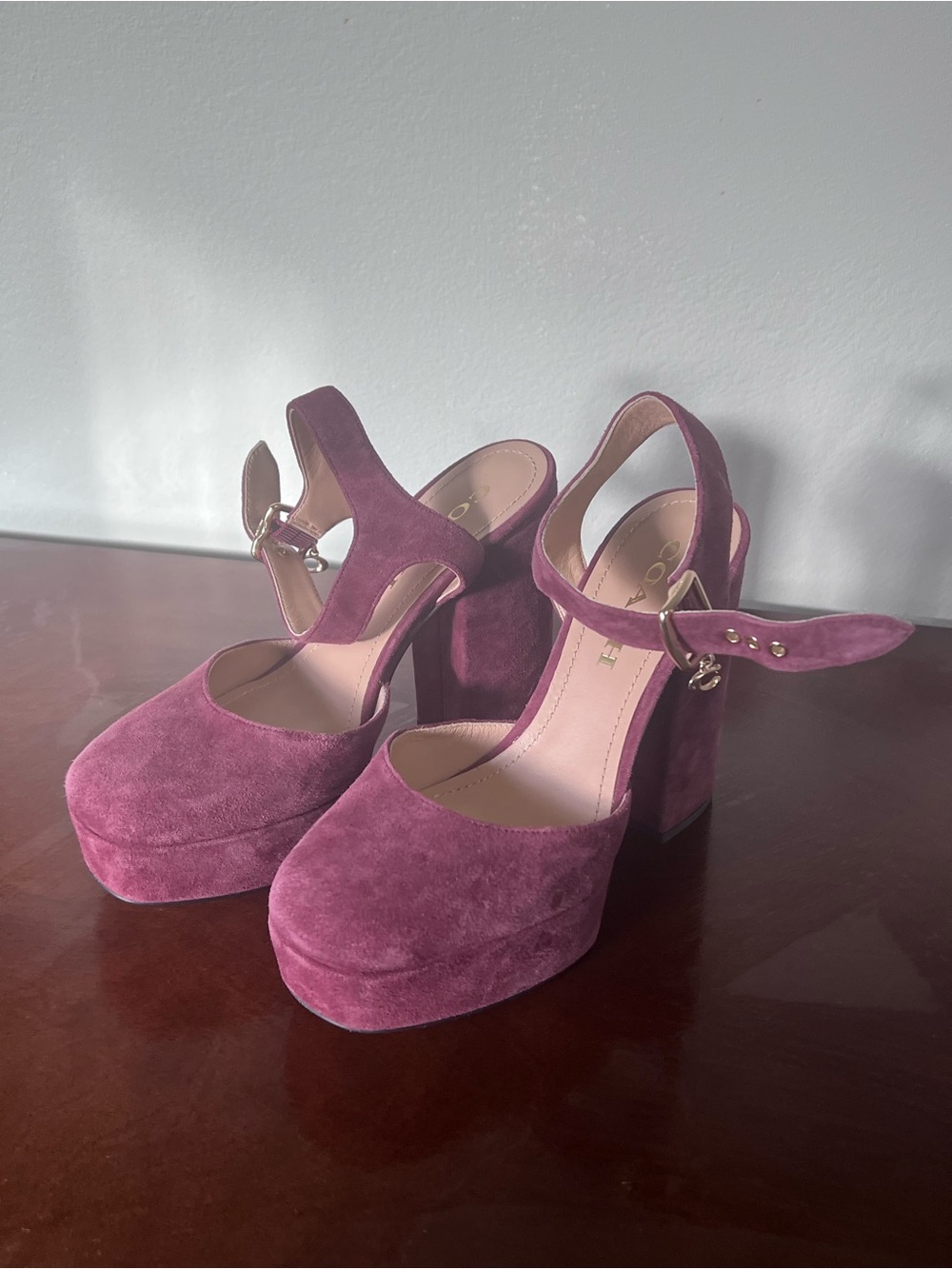Coach Isabella Pump. Mary Jane Block Heel